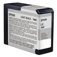 Epson T580700 UltraChrome K3 Light Black Ink 80ml for Stylus Pro 3800, 3880 0
