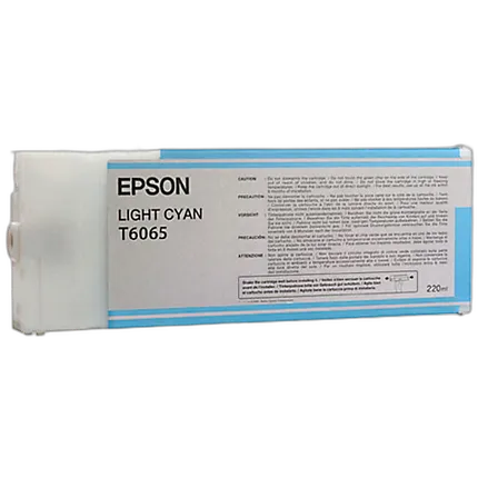 Epson T606500 UltraChrome K3 Light Cyan Ink 220ml for Stylus Photo 4880