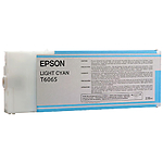 Epson T606500 UltraChrome K3 Light Cyan Ink 220ml for Stylus Photo 4880