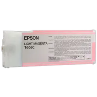 Epson T606C00 UltraChrome K3 Light Magenta Ink 220ml for Stylus Photo 4800 0
