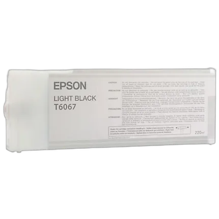 Epson T606700 UltraChrome K3 Light Black Ink 220ml for Stylus Photo 4880