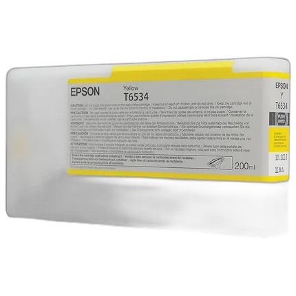 Epson T653400 UltraChrome HDR Yellow Ink 200ml Stylus Pro 4900