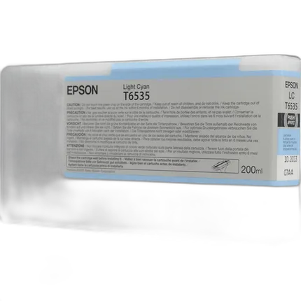 Epson T653500 UltraChrome HDR Light Cyan Ink 200ml Stylus Pro 4900