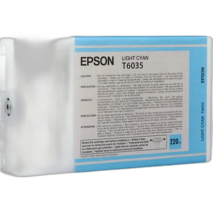 Epson T603 UltraChrome K3 Light Cyan Ink Cartridge