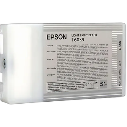 Epson T603 UltraChrome K3 Light Light Black Ink Cartridge