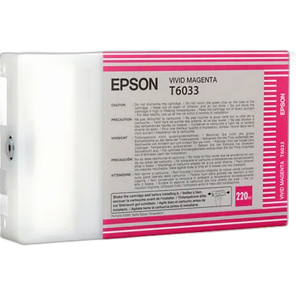 Epson T603 UltraChrome K3 Vivid Magenta Ink Cartridge