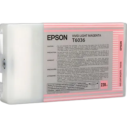 Epson T603 UltraChrome K3 Vivid Light Magenta Ink Cartridge