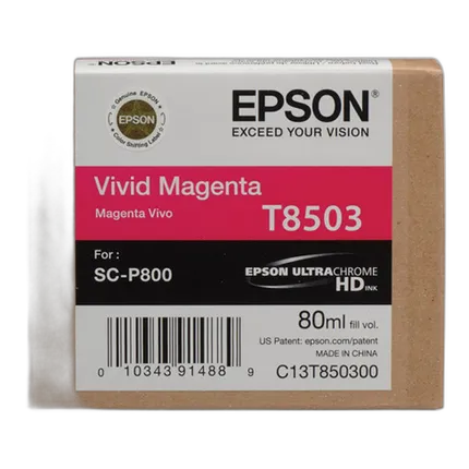 Epson Ultrachrome HD Vivid Magenta Ink Cartridge for P800 Printer