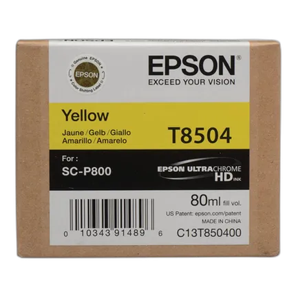 Epson Ultrachrome HD Yellow Ink Cartridge for P800 Printer