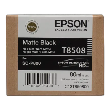 Epson Ultrachrome HD Matte Black Ink Cartridge for P800 Printer