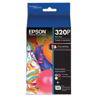 Epson 320 Standard-Capacity Color Ink Cartridge Print Pack for PM-400 1