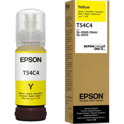Epson T54C Ultrachrome D6r-S 70mL Ink Bottle (Yellow)