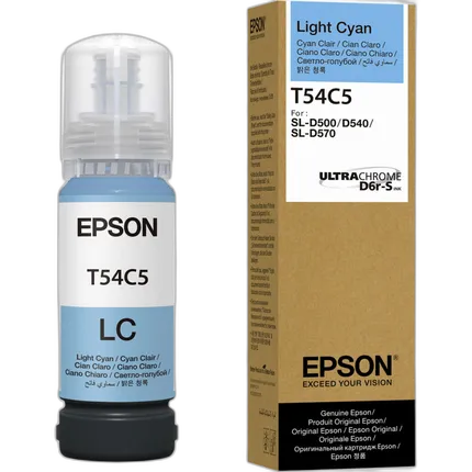 Epson T54C Ultrachrome D6r-S 70mL Ink Bottle (Light Cyan)