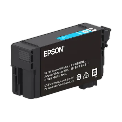 Epson T40W UltraChrome XD2 High-Capacity Cyan Ink Cartridge (50mL)