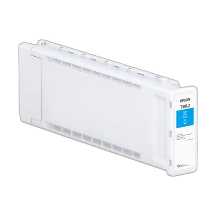 Epson T50L UltraChrome XD3 High-Capacity Cyan Ink Cartridge (700 mL)