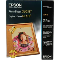 Epson 8.5x11 In. Glossy Photo Paper - 100 Sheets 0