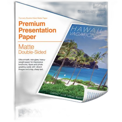 Epson 8.5x11 In. 2-Side Matte Paper - 50 Sheets