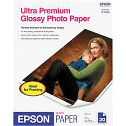 Epson 8.5x11 Ultra Premium Glossy Paper - 25 Sheets