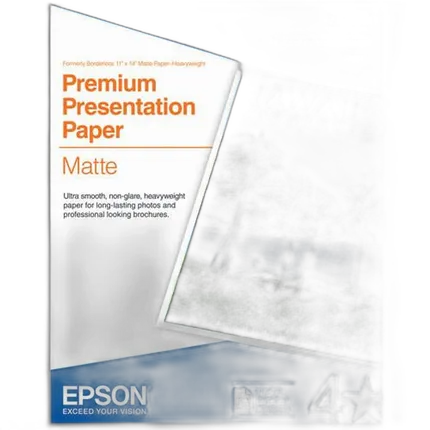 Epson 11x14 Borderless Heavyweight Matte Paper - 50 Sheets