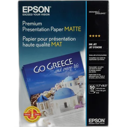 Epson 11.7x16.5 Heavy Matt Paper - 50 Sheets