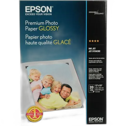 Epson 13x19 Premium Gloss Paper - 20 Sheets