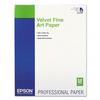 Epson 17x22 Velvet Fine Art Paper - 25 Sheets