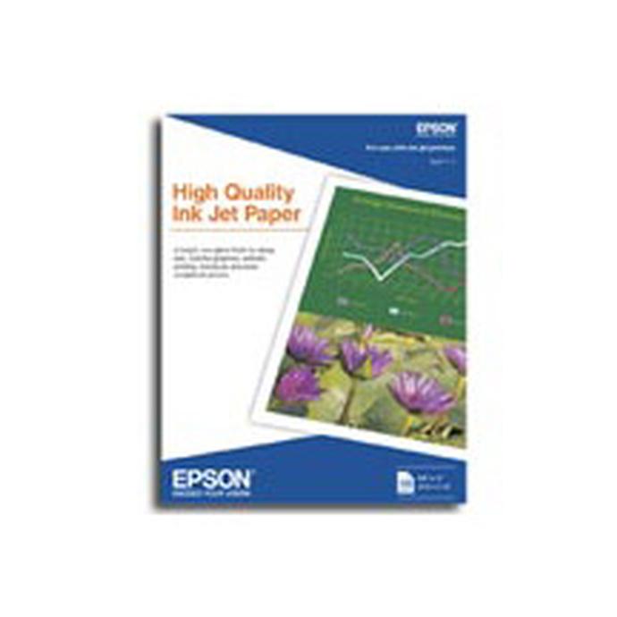 Epson High Quality Inkjet Paper (8.5 x 11, 100 Sheets)