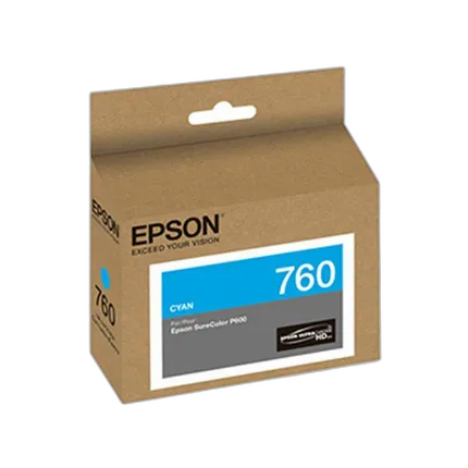 Epson T760 Cyan Ultrachrome HD Ink Cartridge for P600 Printer