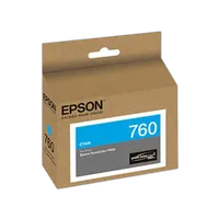 Epson T760 Cyan Ultrachrome HD Ink Cartridge for P600 Printer 0
