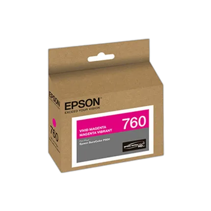 Epson T760 Vivid Magenta Ultrachrome HD Ink Cartridge for P600 Printer
