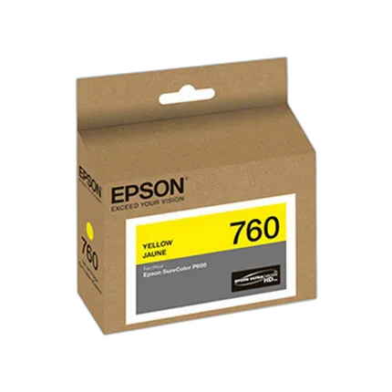 Epson T760 Yellow Ultrachrome HD Ink Cartridge for P600 Printer