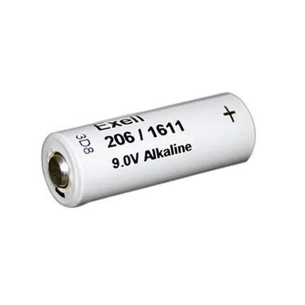 Exell 206A 9V Alkaline Battery (Replaces ANSI / NEDA-1611)
