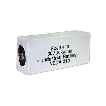 Exell 413A 30V Alkaline Battery (Replaces ANSI / NEDA-210  and  IEC-20F20)