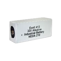 Exell 413A 30V Alkaline Battery (Replaces ANSI / NEDA-210  and  IEC-20F20) 0