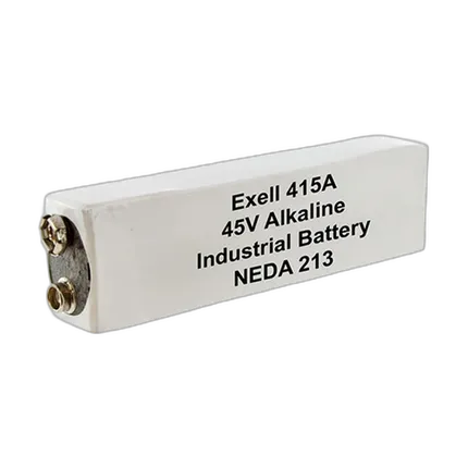 Exell 415A 45V Alkaline Battery (Replaces ANSI / NEDA-213  and  IEC-30F20)