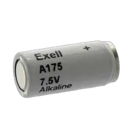 Exell A175 7.5V Alkaline Battery (Replaces ANSI / NEDA-1501A  and  IEC-5LR44) 0