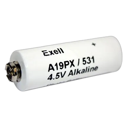 Exell A19PX 4.5V Alkaline Battery (Replaces ANSI / NEDA-1307AP  and  IEC-3LR50)