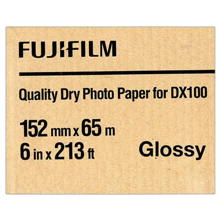 Fujifilm 6x213 DX100 Inkjet Paper Glossy for Frontier-S DX100/400 Printer