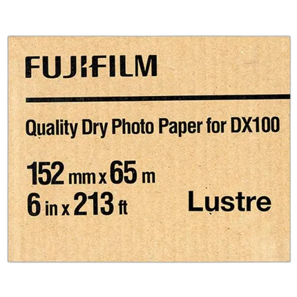 Fujifilm 6x213 DX100 Inkjet Paper Lustre for Frontier-S DX100/400 Printer