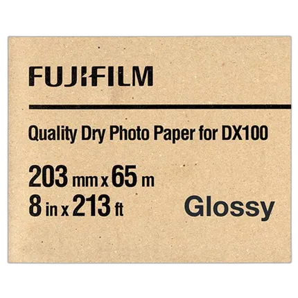 Fujifilm 8x213 DX100 Inkjet Paper Glossy for Frontier-S DX100/400 7160501
