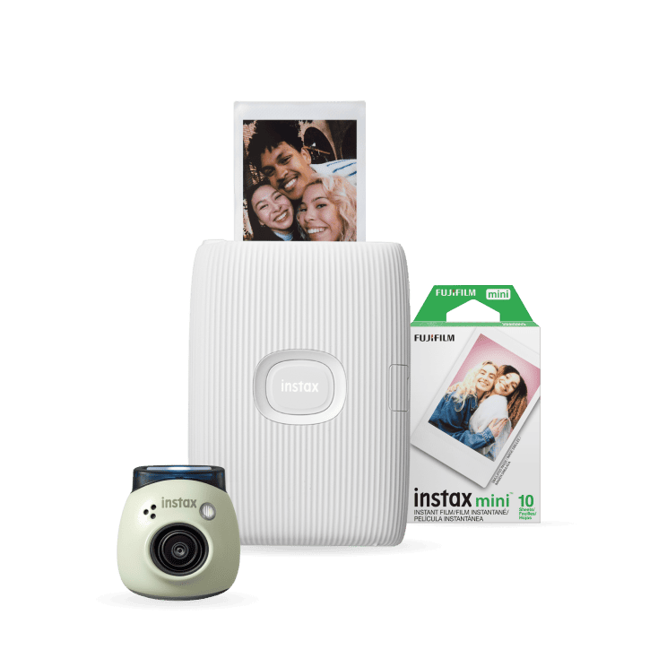 Fujifilm Instax Green Pal Digital Camera and Instax Mini Link 2 Printer  Bundle