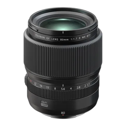 Fujifilm FUJINON GF 80mm f/1.7 R WR Lens