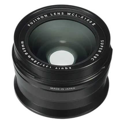 Fujifilm WCL-X100 II Wide Conversion Lens (Black) for X100F X100V X100VI