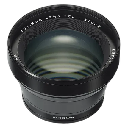 Fujifilm TCL-X100 II Tele Conversion Lens (Black) for X100F X100V X100VI