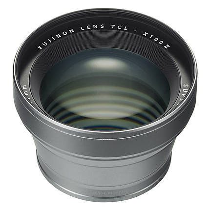 Fujifilm TCL-X100 II Tele Conversion Lens (Silver) for X100F X100V X100VI