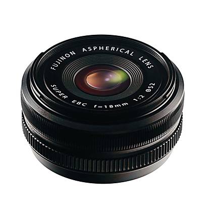 Fujifilm Fujinon XF 18mm f/2 R Wide Angle Lens for Fujifilm X-Pro1 - Black