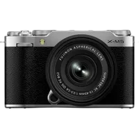 FUJIFILM X-M5 Mirrorless Camera (Silver) with XC15-45mmF3.5-5.6 OIS PZ Lens 0