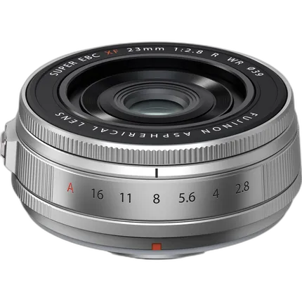 Fujifilm XF23mm F2.8 R WR Lens- Silver
