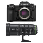 Fujifilm X-H2S Mirrorless Camera with MKX18- 55mm T2.9 Lens