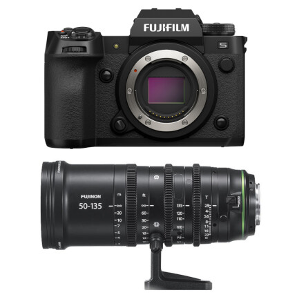 Fujifilm X-H2S Mirrorless Camera with MKX50-135mm T2.9 Lens